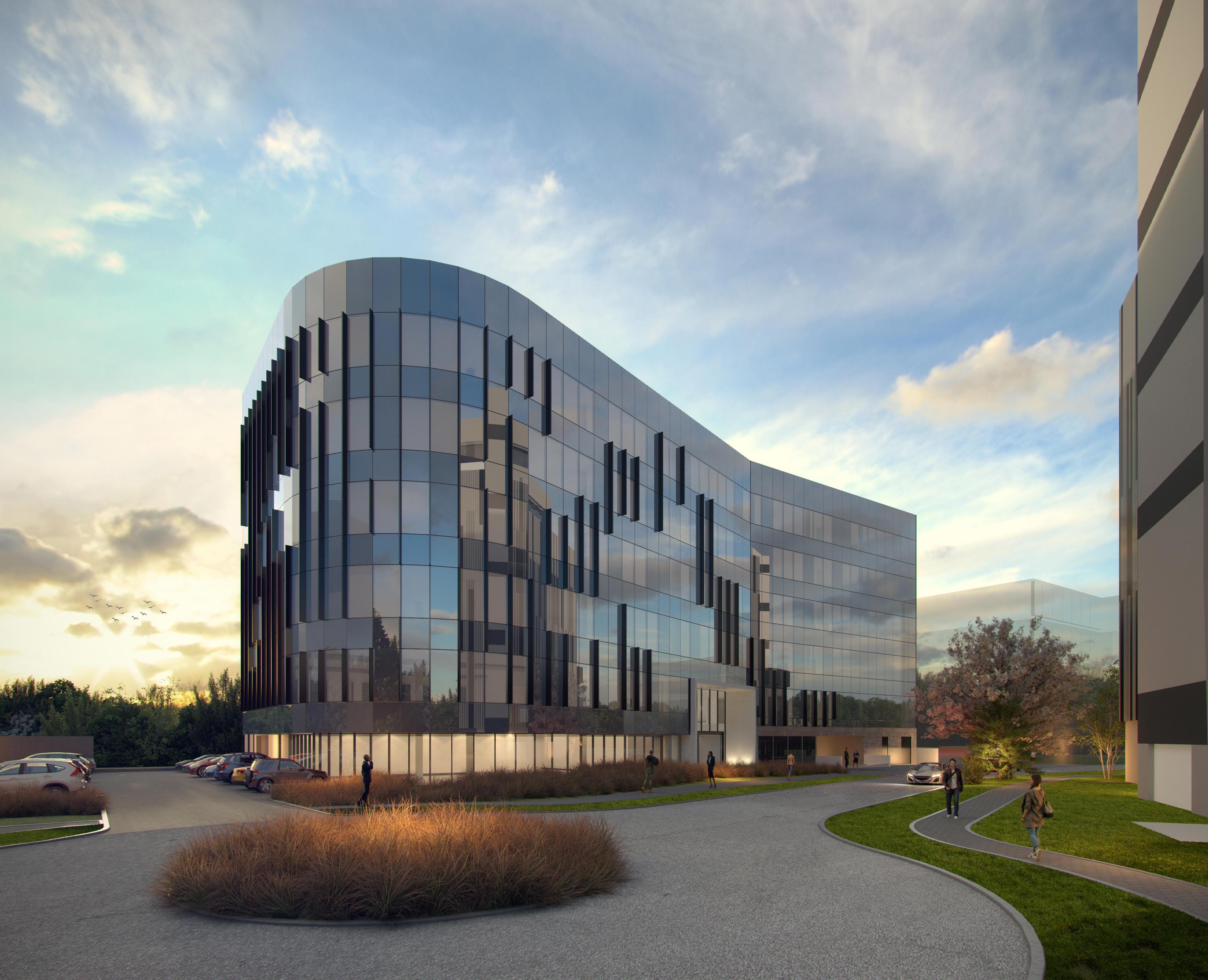 10 Nexus Court Office Building aluminium curtain wall project in Australia