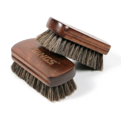 Small wooden horse hair brush T-637