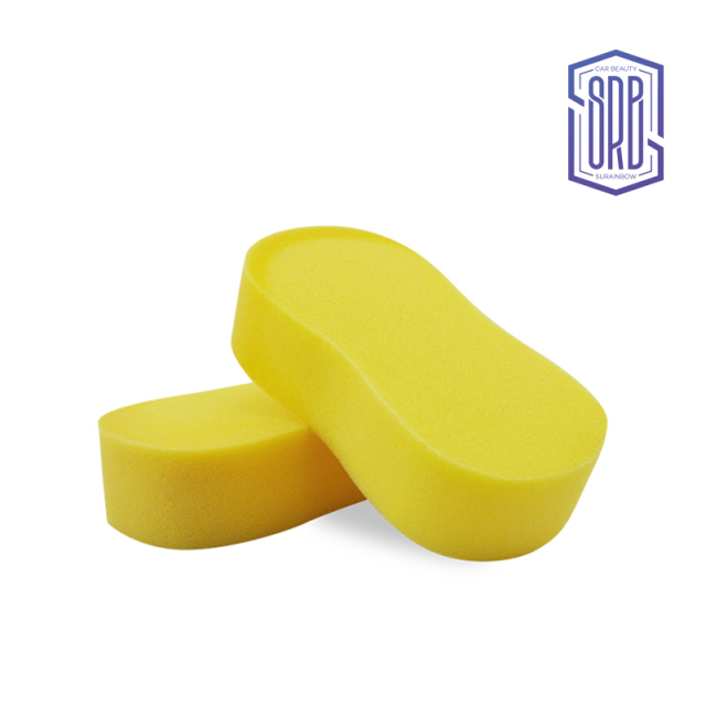 Hot selling microfiber cleaning mesh sponge 2 sided car washing sponge