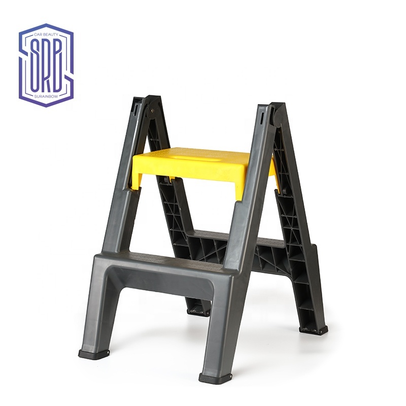 Car wash shop fold car wash ladder