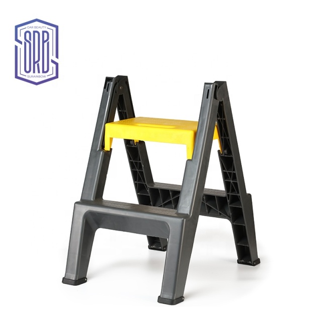 Car wash shop fold car wash ladder