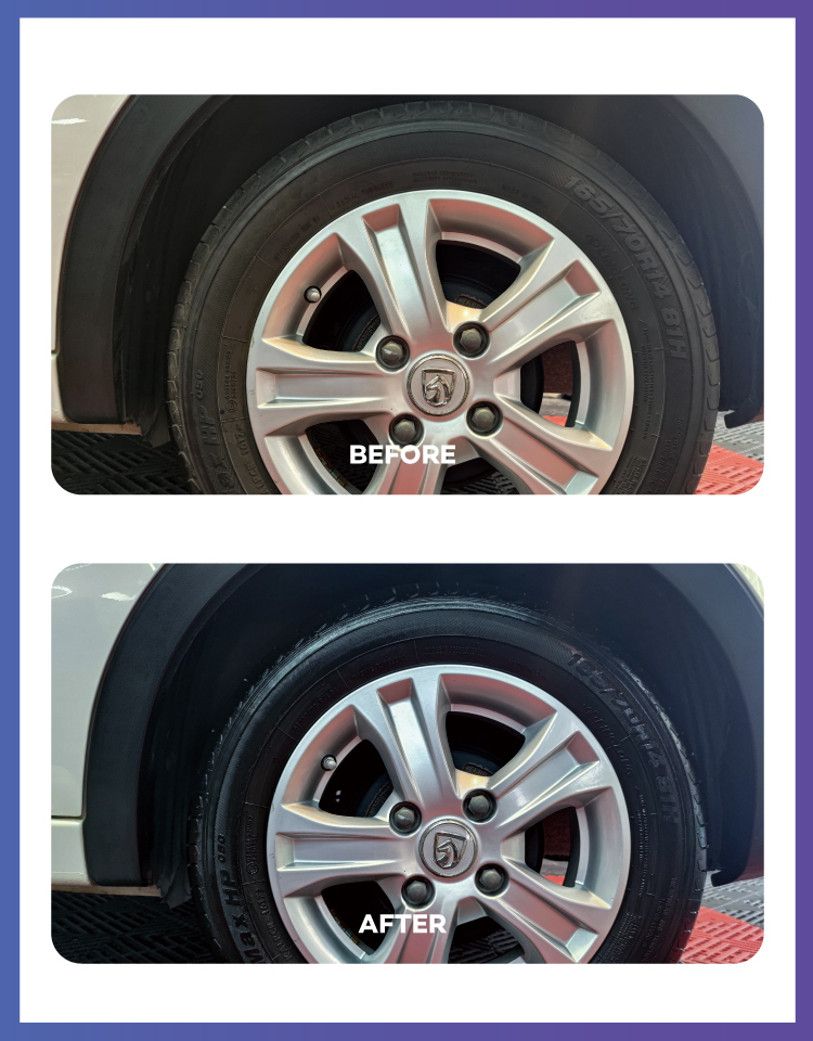 SRB1: 2 Tire glazing protection wax