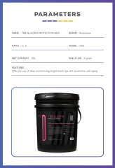 SRB1: 2 Tire glazing protection wax