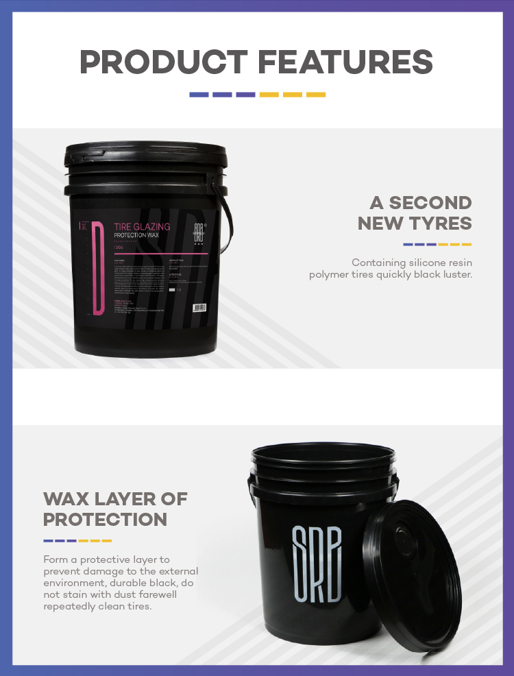 SRB1: 2 Tire glazing protection wax