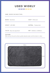 Single Side Twisted Loop Drying Towel