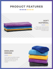 Edgeless Car Wash Drying Cloth 40x40cm