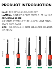 OEM detailing brushes kit