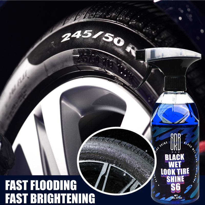 SRB Black Wet Look Tire Shine S6 Tire Coating