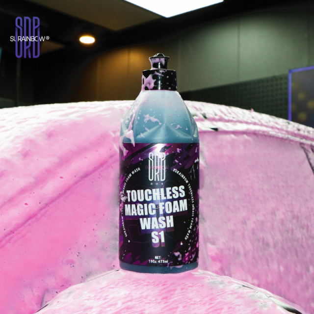 Touchless magic foam wash