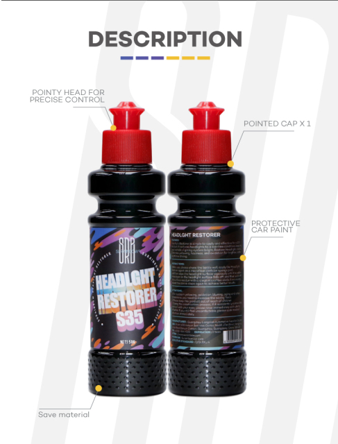 HEADLIGHT POLISH WAX