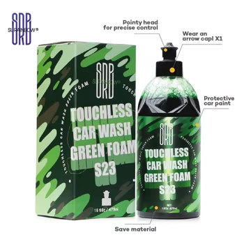 Touchless Car Wash Green Foam