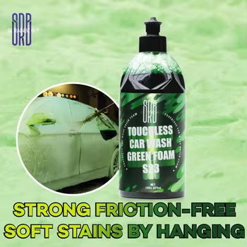 Touchless Car Wash Green Foam
