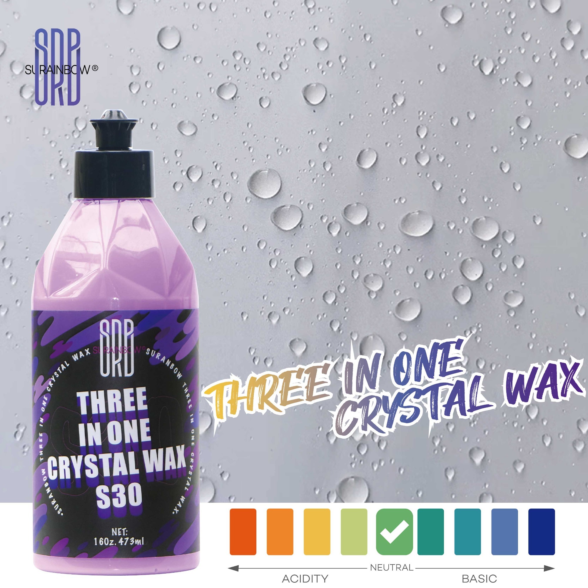 S30 SRBThree in one crystal wax long lasting and super protection