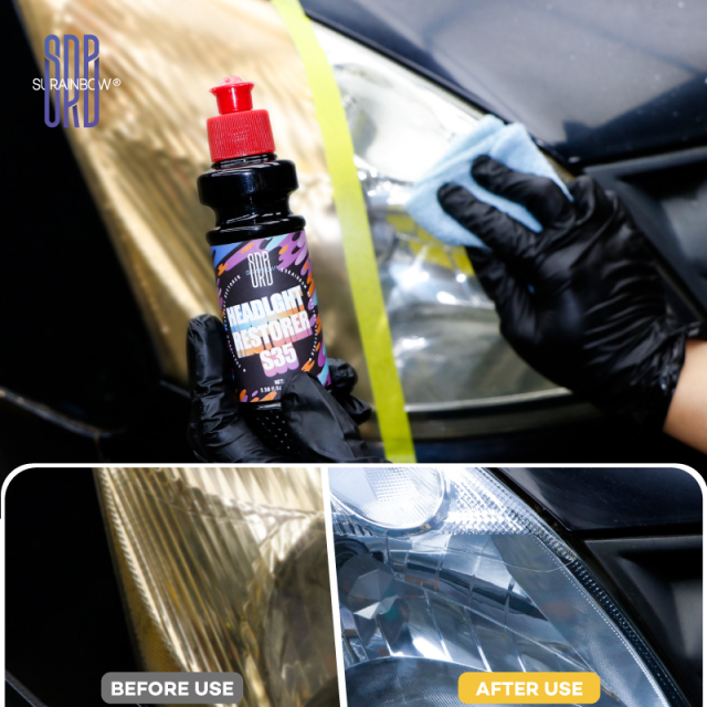 S35 Headlight restoration wax