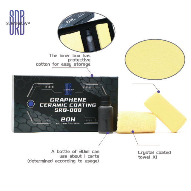 SRB R13  SRB Nano Coating Graphene Ceramic Coating Car Ceramic Sealant 9H+ Years of Long-Lasting Protection Ultra High Gloss