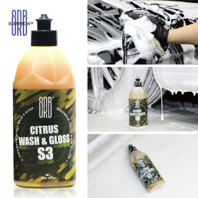 Surianbow S3 Citrus Snow Foam Cleaner Shampoo for Auto Detailing Wash