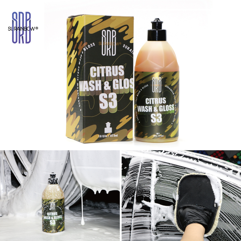 Surianbow S3 Citrus Snow Foam Cleaner Shampoo for Auto Detailing Wash