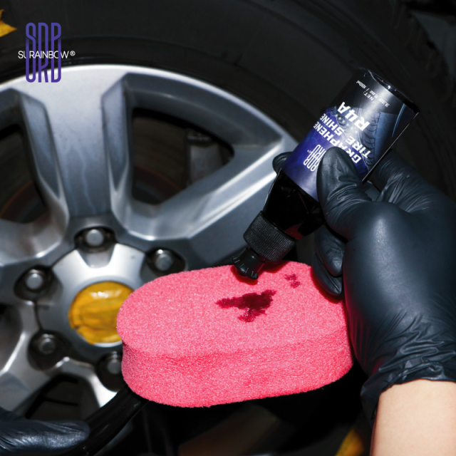 SRB Graphene Tire Shine is used to add shine to and protect car tires.
