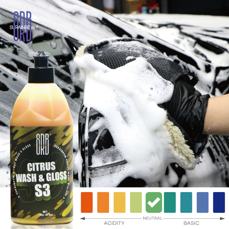 Surianbow S3 Citrus Snow Foam Cleaner Shampoo for Auto Detailing Wash