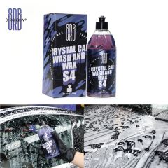 SRB Crystal Car Wash and Wax S4  Auto Care Fluid: CarSoap, UV Protection, Prevents Fading & Aging, Berry Scent