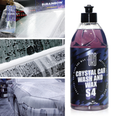 SRB Crystal Car Wash and Wax S4  Auto Care Fluid: CarSoap, UV Protection, Prevents Fading & Aging, Berry Scent