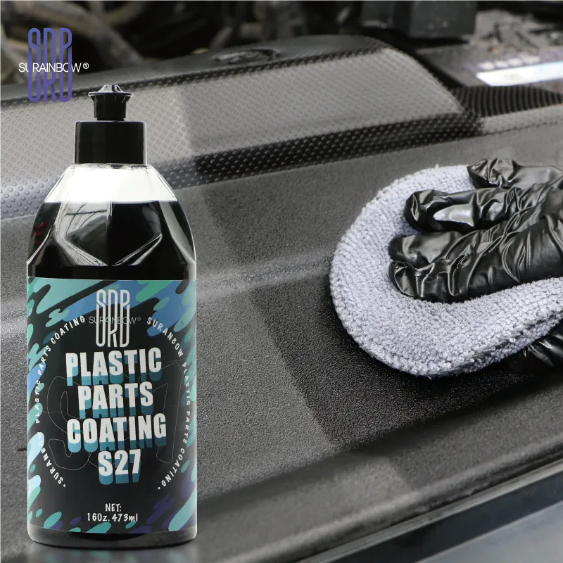 Surainbow Car Plastic Parts Coating Rubber Retreading Coating Paste Crystal Clear Shine Anti Fading Protection Agent S27