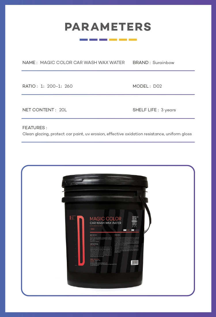 Magic color car wash Shampoo