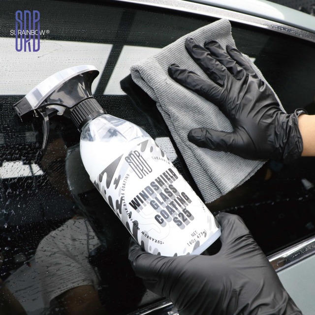 SURAINBOW Auto Windshield Glass Coating Spray Car Window Protective Treatment Glass Coating Cleaner S25
