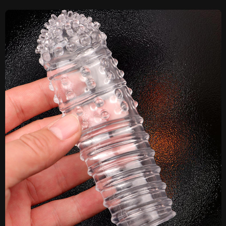 Wolf Tooth Set Protruding Point Thread Men's Crystal Set Couple Flirting Toy Sex Toy