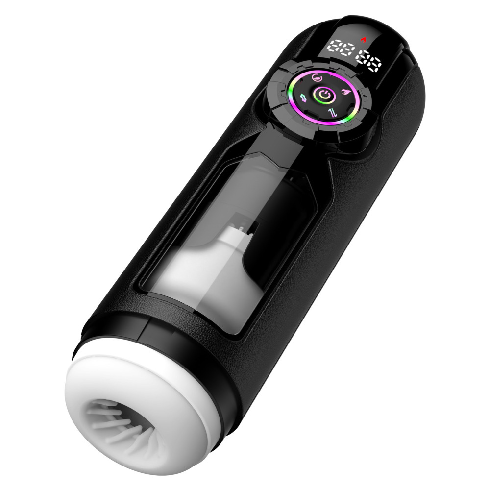 Airplane Cup PRO Edition Telescopic Sucking Vibration Heating APP Male Products Masturbator Exercise