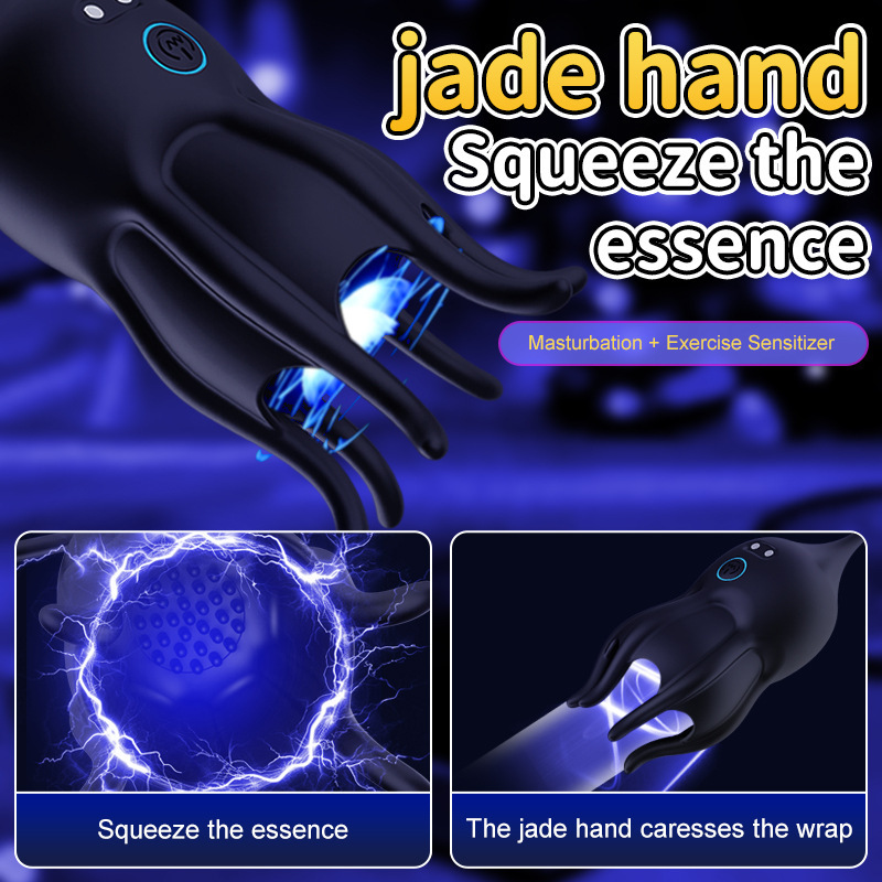 Telescopic Rotating Double Vibration Space Plane Cup Male Masturbator Penis Insertion Exercise
