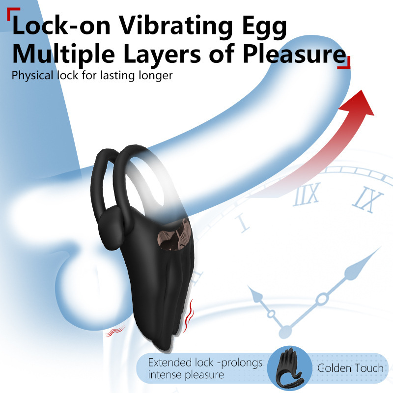 Golden Palm Multi Play Method Lock Essence Ring Couple Co Shake Bundle Egg Male Female Multi Play Stimulating Masturbation Sex Device