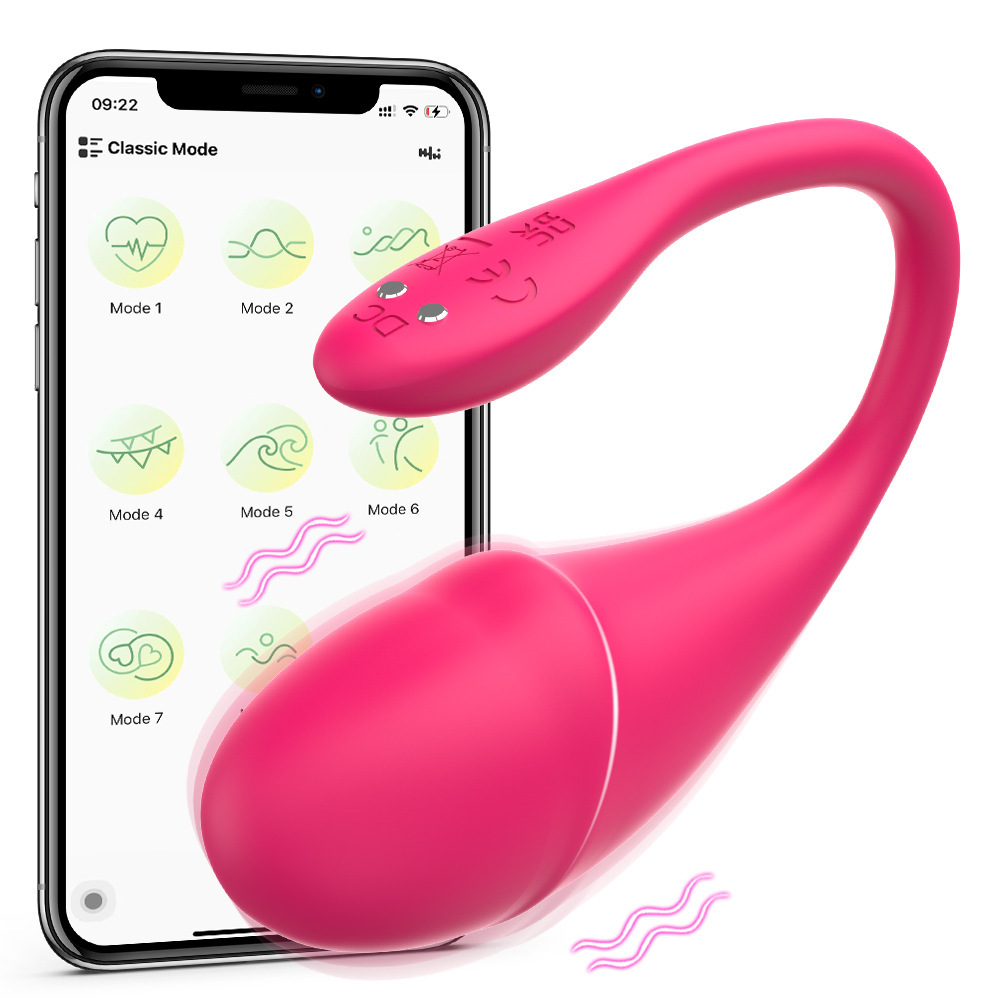 APP Egg Remote Control 9-frequency Vibrating Magnetic Adhesive Charging Women's Invisible Wearable Self-Pleasuring Device