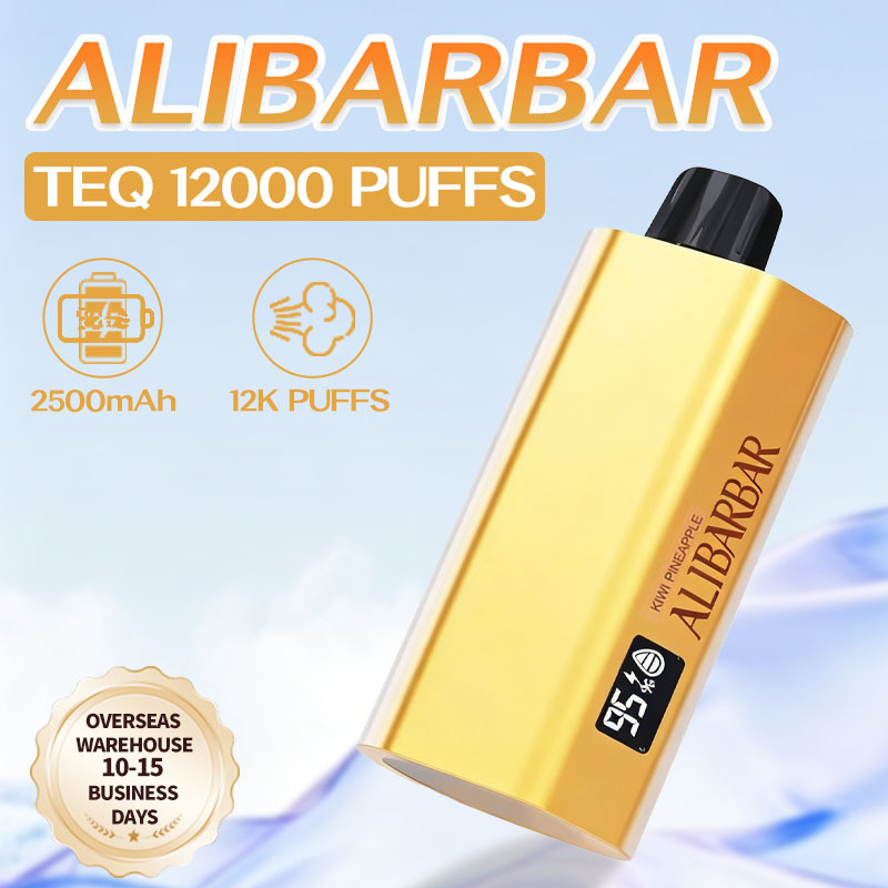 Overseas warehouse 10-15 days. Alibarbar Third-party Factory 12000 Puff Disposable Vape | Massive Long-Lasting Puffs