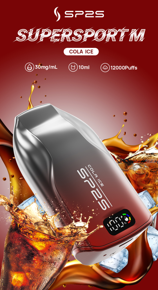 Overseas warehouse  SP2S SUPERSPORTM 9,000 puffs of disposable e-cigarettes Rechargeable Disposable