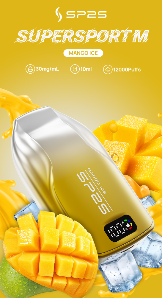 Overseas warehouse  SP2S SUPERSPORTM 9,000 puffs of disposable e-cigarettes Rechargeable Disposable
