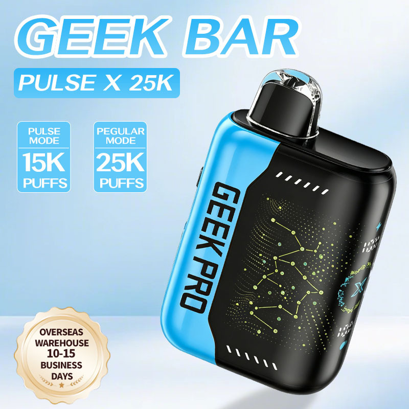 Overseas warehouses  Geek Bar Pulse X 25k