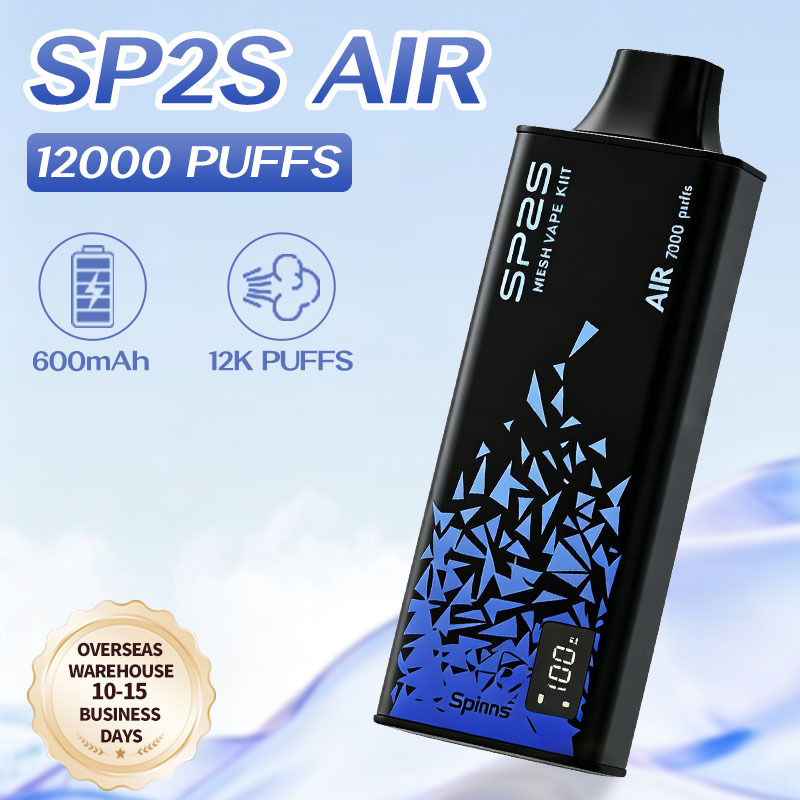 Overseas warehouse  SP2S AIR 12000 PUFFS  Rechargeable Disposable Pre-order