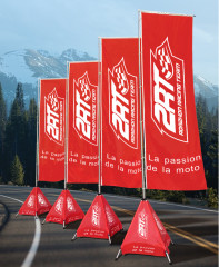 Wassergefüllte Straßenflagge mit Sockel, MEIN SHOP, Wassergefüllte Straßenflagge mit Sockel
