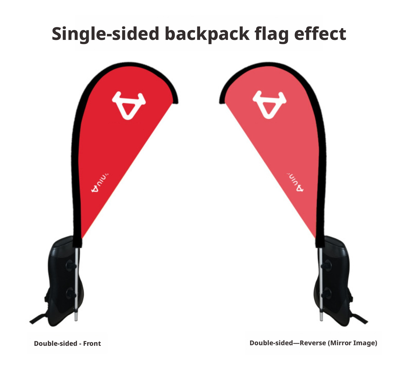 Drapeaux pour sac à dos, MA BOUTIQUE, Drapeau pour sac à dos
