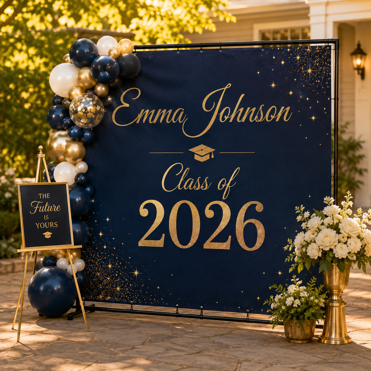 Custom Graduation Backdrops,Custom Flags & Banners Manufacturer | Low MOQ, Fast Turnaround,Custom Graduation Backdrops | Class of 2026