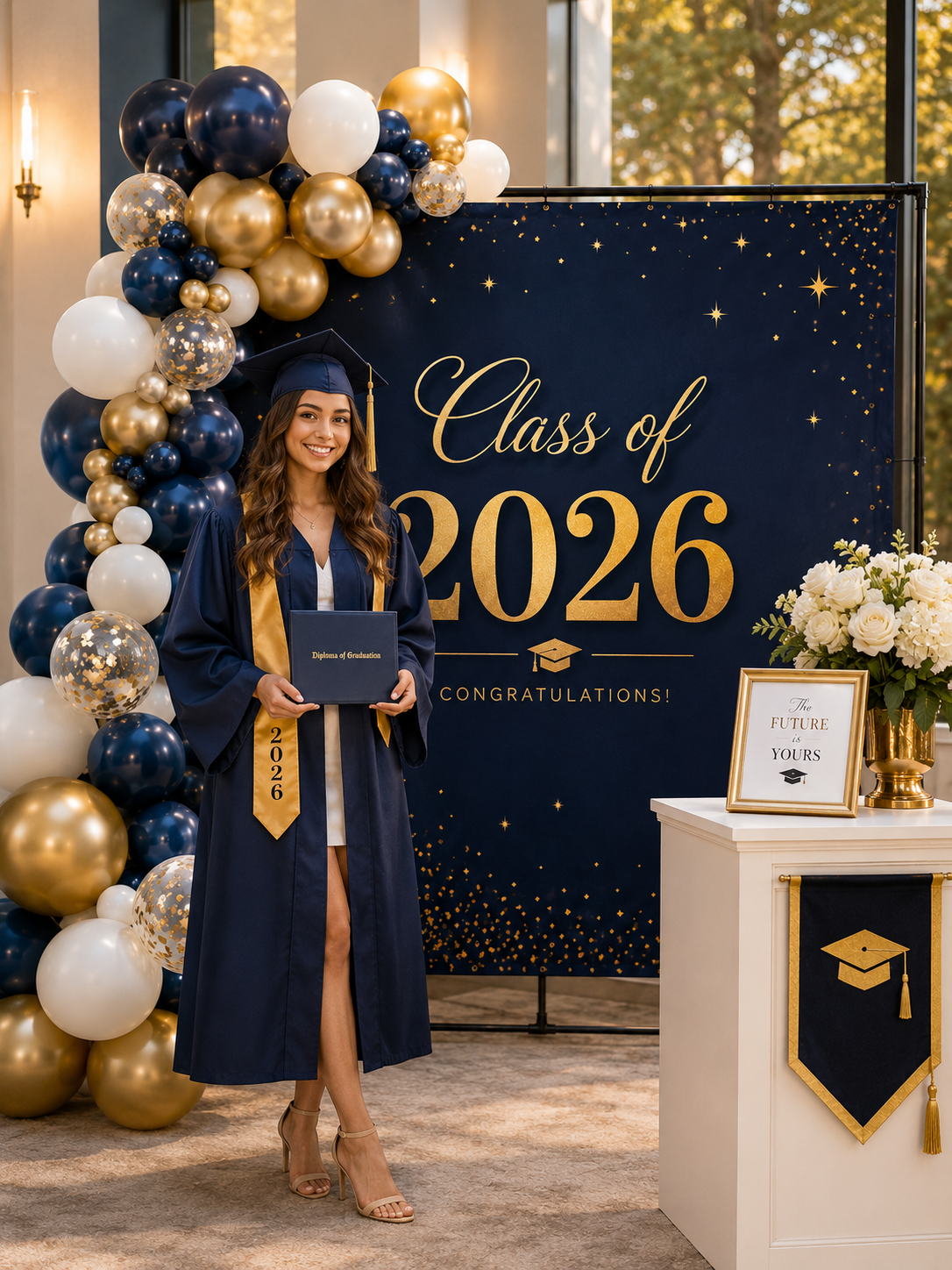 Custom Graduation Backdrops,Custom Flags & Banners Manufacturer | Low MOQ, Fast Turnaround,Custom Graduation Backdrops | Class of 2026