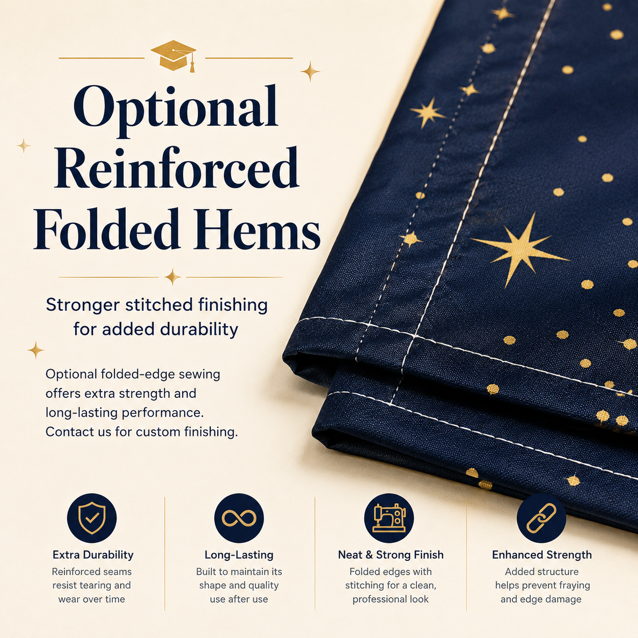 Custom Graduation Backdrops,Custom Flags & Banners Manufacturer | Low MOQ, Fast Turnaround,Custom Graduation Backdrops | Class of 2026