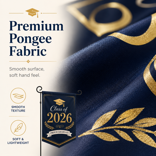 Custom Graduation Garden Flags,Custom Flags & Banners Manufacturer | Low MOQ, Fast Turnaround,Custom Graduation Garden Flags | Personalized Class of 2026 Yard Flags