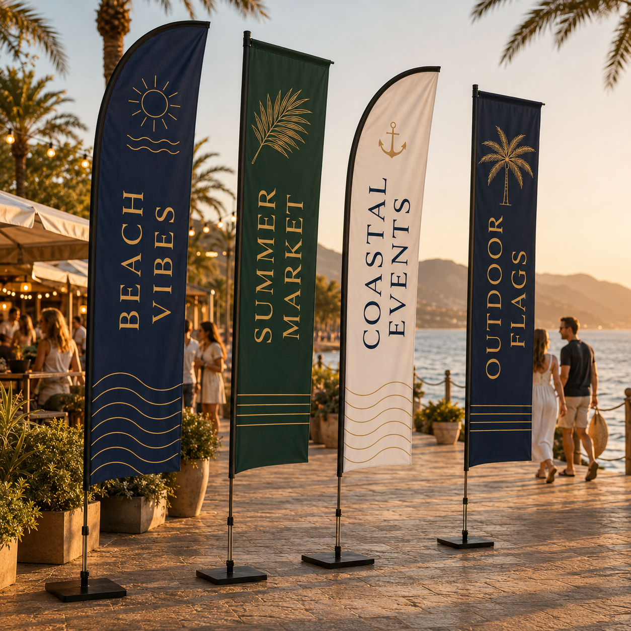 Custom Beach Flags,Custom Flags & Banners Manufacturer | Low MOQ, Fast Turnaround,Custom Beach Flags for Outdoor Events
