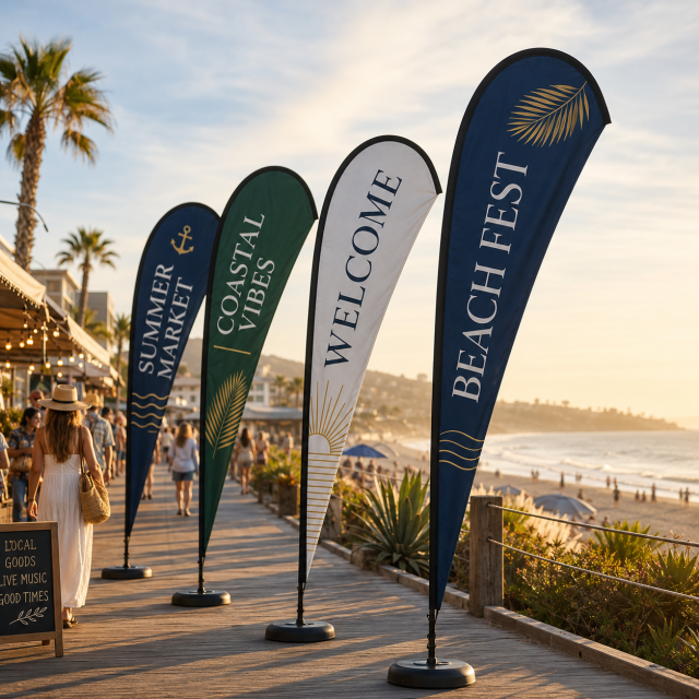 Custom Teardrop Flags,Custom Flags & Banners Manufacturer | Low MOQ, Fast Turnaround,Custom Teardrop Flags for Events