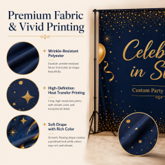 Custom Party Backdrops,Custom Flags & Banners Manufacturer | Low MOQ, Fast Turnaround,Custom Party Backdrops for Events