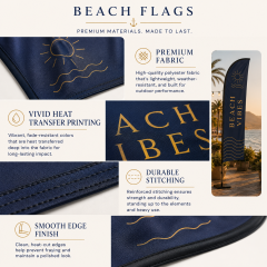 Custom Beach Flags,Custom Flags & Banners Manufacturer | Low MOQ, Fast Turnaround,Custom Beach Flags for Outdoor Events