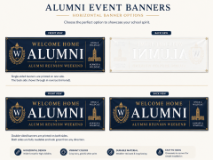 Custom Alumni Event Banners,Custom Flags & Banners Manufacturer | Low MOQ, Fast Turnaround,Custom Alumni Event Banners
