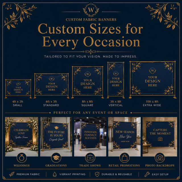 Custom Fabric Banners,Custom Flags & Banners Manufacturer | Low MOQ, Fast Turnaround,Custom Fabric Banners for Events